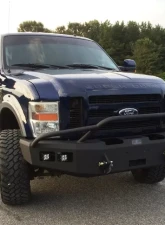 Hammerhead Armor F-250-F-550 Front Winch Bumper Pre Runner For 08-10 Ford F-250-F-550 Black Steel                                     - 600-56-0191 - Image 3