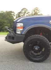 Hammerhead Armor F-250-F-550 Front Winch Bumper Pre Runner For 08-10 Ford F-250-F-550 Black Steel                                     - 600-56-0191 - Image 4