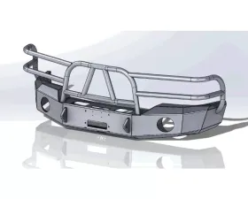 Hammerhead Armor Sierra Front Winch Bumper Full Brushguard For 03-06 Sierra 1500 X-Series
