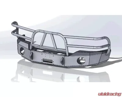 Hammerhead Armor Sierra Front Winch Bumper Full Brushguard For 03-06 Sierra 1500 X-Series - 600-56-0200