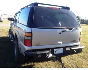 Hammerhead Armor Chevy/GM Rear Bumper For 00-06 Silverado/Sierra Tahoe/Suburban/Yukon Black Steel