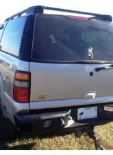 Hammerhead Armor Chevy/GM Rear Bumper For 00-06 Silverado/Sierra Tahoe/Suburban/Yukon Black Steel                                     - 600-56-0202 - Image 3