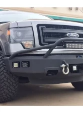 Hammerhead Armor F-150 Front Winch Bumper Eco-Boost No Winch Tray Pre Runner For 11-14 Ford F-150 Black Steel                                     - 600-56-0204 - Image 2