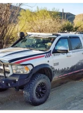 Hammerhead Armor RAM Front Winch Bumper Full Brushguard For 13-18 RAM 1500 Black Steel X-Series                                     - 600-56-0205 - Image 2