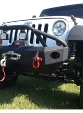 Hammerhead Armor Jeep JK Front Winch Bumper Stubby Pre Runner For 07-18 Wrangler JK                                     - 600-56-0206 - Image 3
