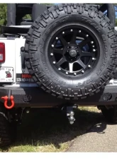 Hammerhead Armor Jeep JK Rear Bumper For 07-18 Wrangler JK Black                                     - 600-56-0207 - Image 4