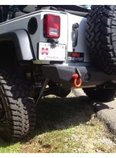 Hammerhead Armor Jeep JK Rear Bumper For 07-18 Wrangler JK Black                                     - 600-56-0207 - Image 2
