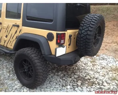 Hammerhead Armor Jeep JK Rear Bumper For 07-18 Wrangler JK Black - 600-56-0207