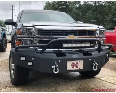 Hammerhead Armor Silverado Front Winch Bumper Pre Runner For 14-15 Silverado 1500 Black Steel - 600-56-0212