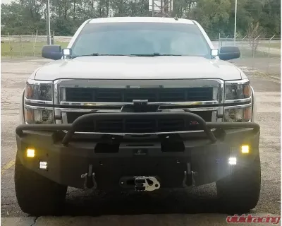 Hammerhead Armor Silverado Front Winch Bumper Pre Runner For 14-15 Silverado 1500 Black Steel - 600-56-0212