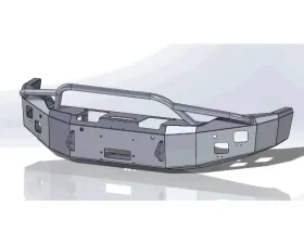 Hammerhead Armor Sierra Front Winch Bumper Pre-Runner For 14-15 Sierra 1500 Black Steel