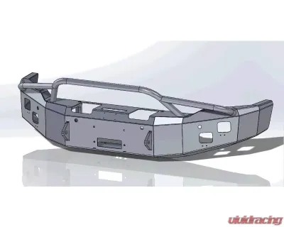 Hammerhead Armor Sierra Front Winch Bumper Pre-Runner For 14-15 Sierra 1500 Black Steel - 600-56-0218