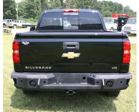 Hammerhead Armor Silverado/Sierra Rear Bumper With Sensors For 14-18 Silverado/Sierra 1500 Black