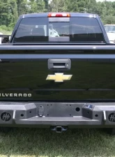 Hammerhead Armor Silverado/Sierra Rear Bumper With Sensors For 14-18 Silverado/Sierra 1500 Black                                     - 600-56-0222 - Image 5