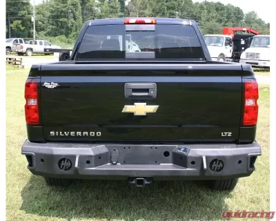 Hammerhead Armor Silverado/Sierra Rear Bumper With Sensors For 14-18 Silverado/Sierra 1500 Black - 600-56-0222