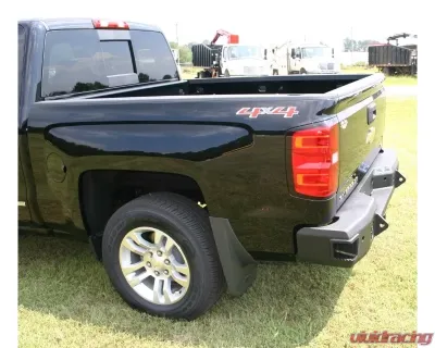 Hammerhead Armor Silverado/Sierra Rear Bumper With Sensors For 14-18 Silverado/Sierra 1500 Black - 600-56-0222