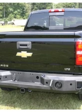 Hammerhead Armor Silverado/Sierra Rear Bumper With Sensors For 14-18 Silverado/Sierra 1500 Black                                     - 600-56-0222 - Image 3