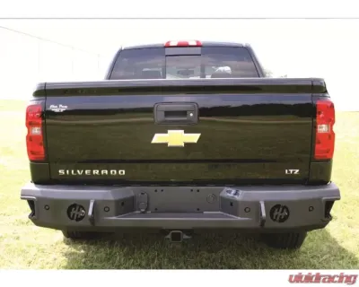 Hammerhead Armor Silverado/Sierra Rear Bumper With Sensors For 14-18 Silverado/Sierra 1500 Black - 600-56-0222