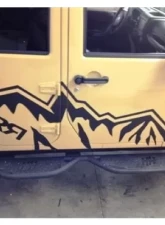 Hammerhead Armor Jeep JK Running Boards For 07-18 Wrangler JK 4 Door Black                                     - 600-56-0243 - Image 3