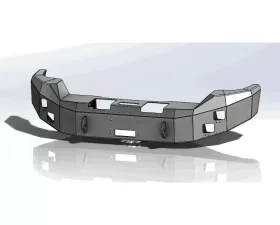 Hammerhead Armor F-250-F-550 Front Winch Bumper No Brushguard For 11-16 Ford F-250-F-550 Black Steel
