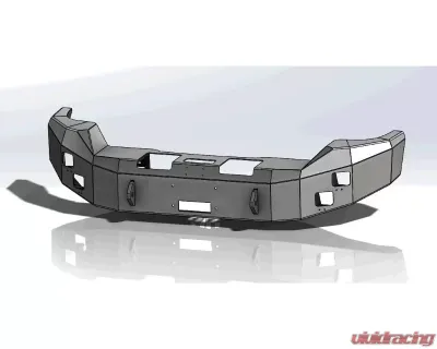 Hammerhead Armor F-250-F-550 Front Winch Bumper No Brushguard For 11-16 Ford F-250-F-550 Black Steel - 600-56-0245