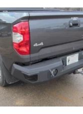 Hammerhead Armor Tundra Rear Bumper With Sensors For 14-18 Toyota Tundra Black Steel                                     - 600-56-0254 - Image 2
