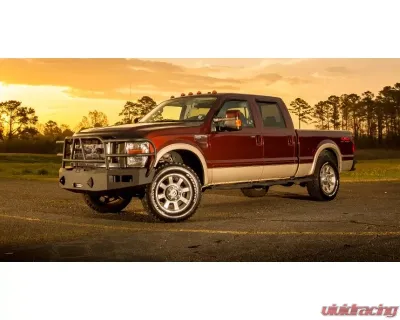 Hammerhead Armor F-250-F-550 Front Winch Bumper Full Brushguard X-Series For 08-10 Ford F-250-F-550 Black Steel - 600-56-0255