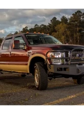 Hammerhead Armor F-250-F-550 Front Winch Bumper Full Brushguard X-Series For 08-10 Ford F-250-F-550 Black Steel                                     - 600-56-0255 - Image 4