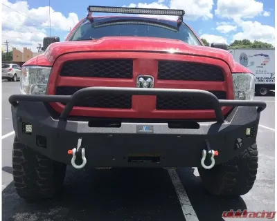 Hammerhead Armor RAM Front Winch Bumper Pre Runner For 13-18 RAM 1500 Black Steel - 600-56-0271