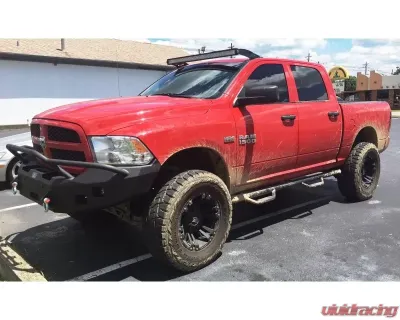 Hammerhead Armor RAM Front Winch Bumper Pre Runner For 13-18 RAM 1500 Black Steel - 600-56-0271