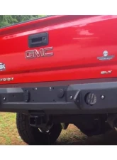 Hammerhead Armor Silverado/Sierra Rear Bumper With Sensors For 15-18 Silverado/Sierra 2500-3500 Black Steel                                     - 600-56-0272 - Image 2