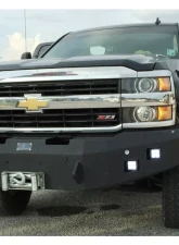 Hammerhead Armor Silverado Front Winch Bumper No Brushguard For 15-18 Silverado 2500-3500 Black Steel                                     - 600-56-0276 - Image 3