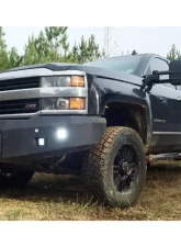 Hammerhead Armor Silverado Front Winch Bumper No Brushguard For 15-18 Silverado 2500-3500 Black Steel                                     - 600-56-0276 - Image 2