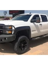 Hammerhead Armor Silverado Front Winch Bumper Full Brushguard For 15-18 Silverado 2500-3500 Black Steel X-Series                                     - 600-56-0277 - Image 5