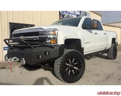 Hammerhead Armor Silverado Front Winch Bumper Pre Runner For 15-18 Silverado 2500-3500 Black Steel - 600-56-0278