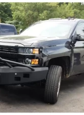 Hammerhead Armor Silverado Front Winch Bumper Pre Runner For 15-18 Silverado 2500-3500 Black Steel                                     - 600-56-0278 - Image 3