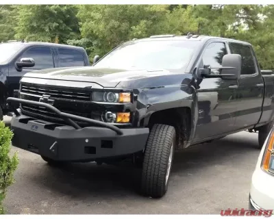 Hammerhead Armor Silverado Front Winch Bumper Pre Runner For 15-18 Silverado 2500-3500 Black Steel - 600-56-0278