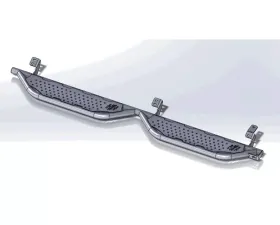 Hammerhead Armor Tacoma Running Boards Double Cab Short Wheel Base For 05-15 Toyota Tacoma Black Steel