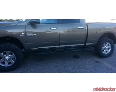 Hammerhead Armor RAM Running Boards Crew Cab 6.4 Foot Bed With Bed Access For 10-18 RAM 2500-3500 Black - 600-56-0316