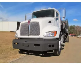 Hammerhead Armor XD Series Front Non-Winch Bumper (Wrinkle Black) Kenworth T370