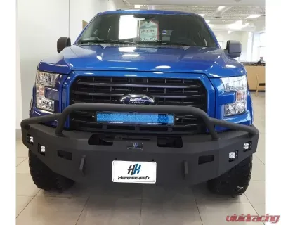 Hammerhead Armor F-150 Front Winch Bumper Pre Runner For 15-17 Ford F-150 Black Steel - 600-56-0327