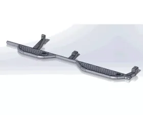 Hammerhead Armor Silverado/Sierra Running Boards Regular Cab Long Wheel Base With Bed Access For 07-18 Silverado/Sierra 2500-3500 Black Steel