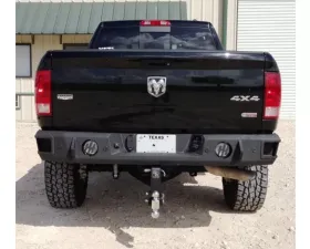Hammerhead Armor RAM Rear Bumper With Sensors For 09-18 RAM 1500-3500 Black Steel