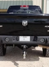 Hammerhead Armor RAM Rear Bumper With Sensors For 09-18 RAM 1500-3500 Black Steel                                     - 600-56-0338 - Image 5