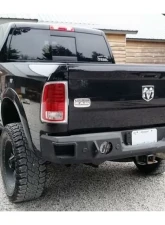 Hammerhead Armor RAM Rear Bumper With Sensors For 09-18 RAM 1500-3500 Black Steel                                     - 600-56-0338 - Image 2