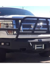 Hammerhead Armor Ford F-150 Front Winch Bumper Full Brushguard For 09-14 Ford F-150 Black Steel X-Series                                     - 600-56-0343 - Image 3