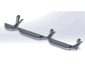 Hammerhead Armor Dodge RAM 1500 Running Boards Crew Cab 5 Foot 7 Inch Bed With Bed Access For 09-18 RAM 1500 Black Steel