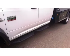 Hammerhead Armor RAM Running Boards Cab Length Crew Cab For 10-18 RAM 4500-5500 Black