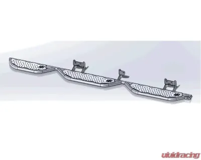 Hammerhead Armor Ford F-150 Running Boards Super Crew 6.5 Foot Bed With Bed Access For 09-14 Ford F-150 Black Steel - 600-56-0363