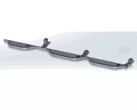 Hammerhead Armor Silverado/Sierra Running Boards Crew Cab 8 Foot Bed With Bed Access For 07-18 Silverado/Sierra 2500-3500 Black Steel